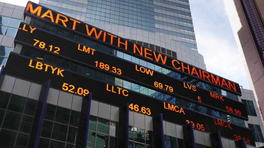 Times Square Ticker - The Famous Financial Stock Information Ticker