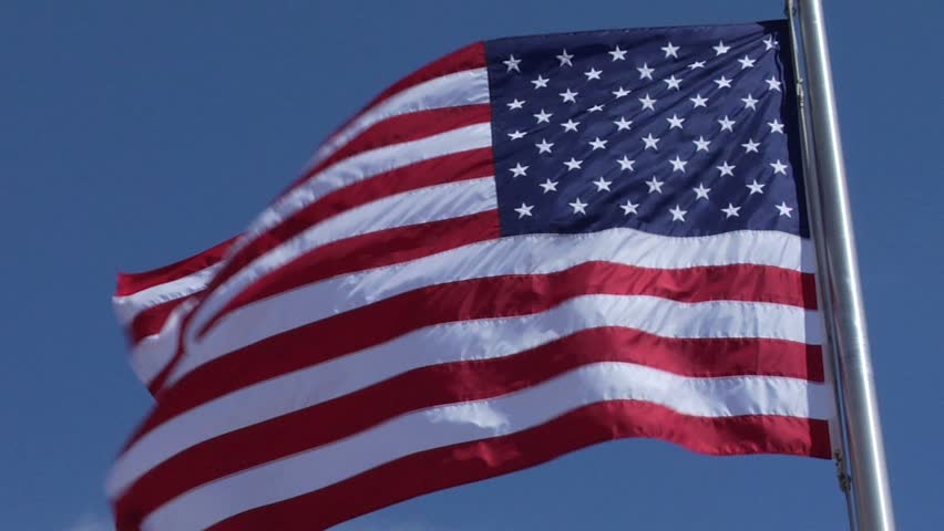 American Flag 02 Loop Slow Motion 210fps Stock Footage Video 1342825 Shutterstock 4642