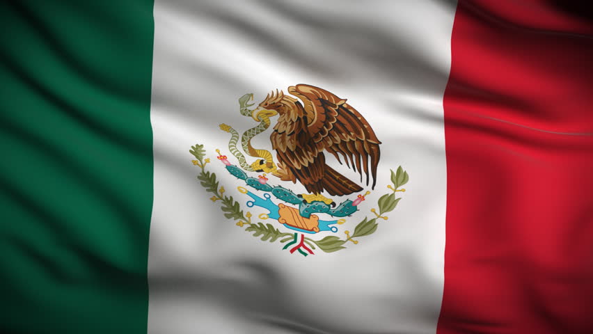 Mexican Flag HD. Looped. Stock Footage Video 1821584 - Shutterstock