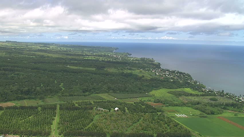 Aerial Over Hawaii Oahu North Shore Beach With Pretty