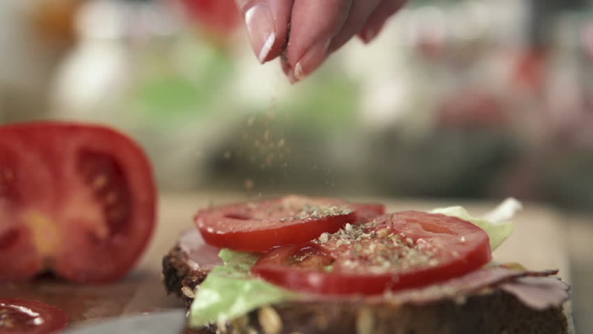 Sprinkle Spices On Tasty Food Stock Footage Video 2979235 Shutterstock