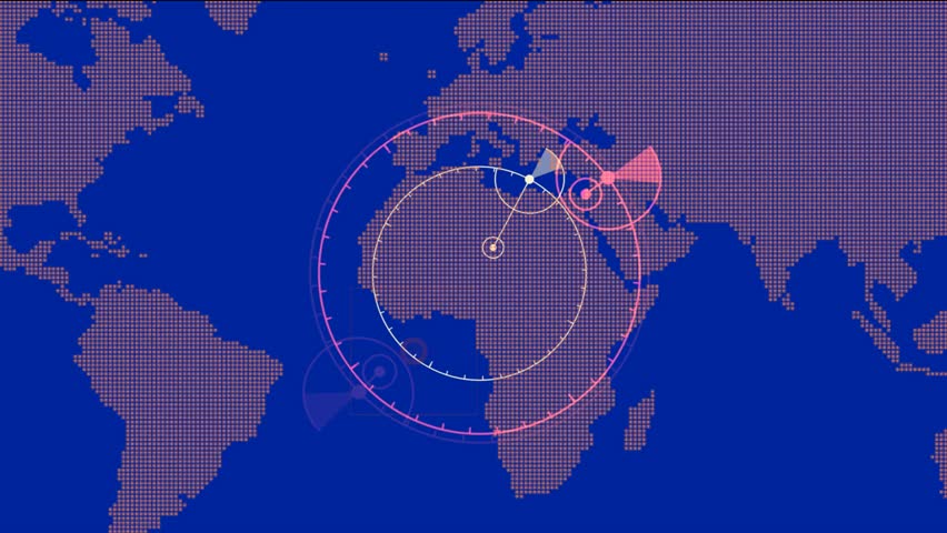 Global GPS & Search Schedule,earth Map & Military Radar GPS Screen