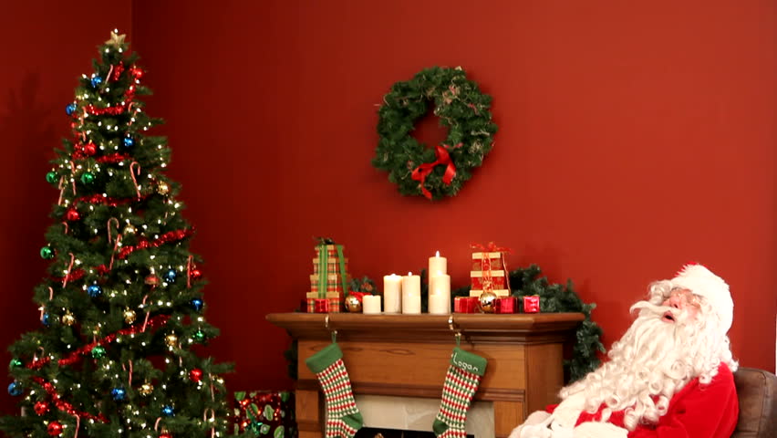 Photo Of Santa In Your Living Room