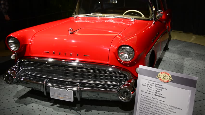 TORONTO,CANADA-FEBRUARY 22, 2014: Exhibition Of Classic Cars And Hot