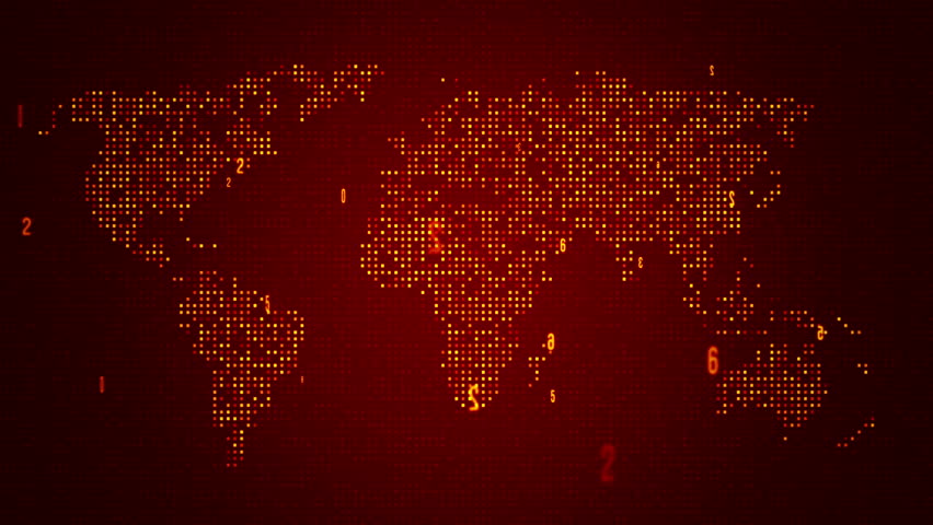 Digital Red World Map Loop. Five Colors In Portfolio. Stock Footage Video 7682788 Digital Red World Map Loop. Five Colors In Portfolio. Stock Footage Video 7682788