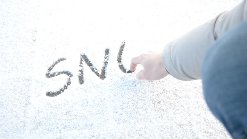 How to make real snow image