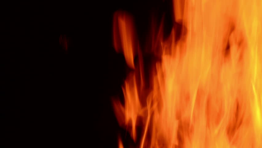 Full HD 1080p Abstract Background,Close Up Fire Flame For Title Movie