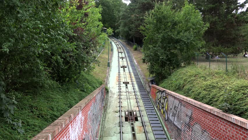 The Petrin Funicular Is A Funicular Railway In The Czech Capital City ...