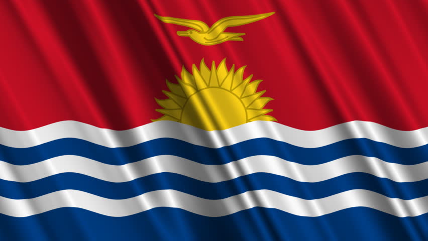 Kiribati Flag Loop 1 Stock Footage Video 1369915 - Shutterstock