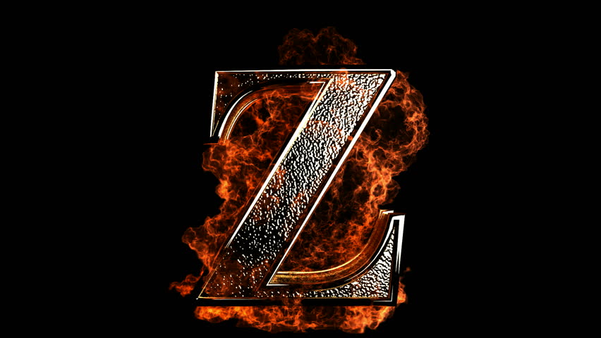 Fire In The Form Of The Letter Z Stock Footage Video 1352863 - Shutterstock