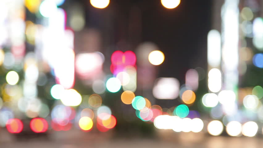 Abstract City Night Lights Stock Footage Video 8348644 - Shutterstock