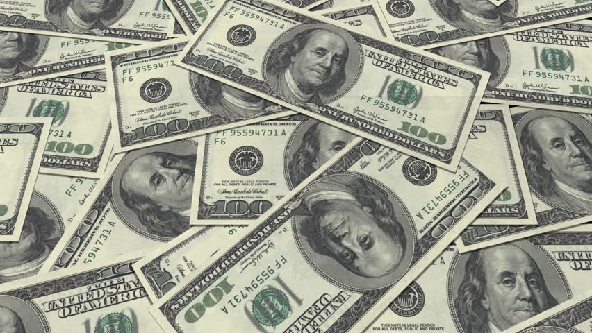 Dollar Bills. 4K Quad Ultra HD Background Video. Stock Footage Video ...