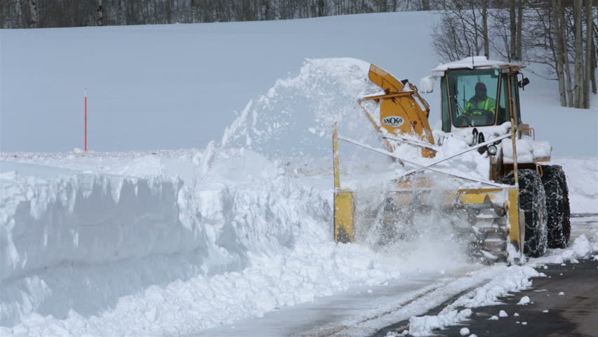 FAIRVIEW, UTAH - FEB 2014: Mountain Road Closed After Severe Snow Storm ...