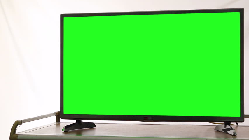 Modern HDTV With Green Screen Stock Footage Video 8609851 - Shutterstock
